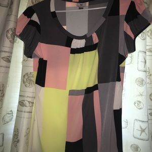 Multicolored blouse, worn once, great condition